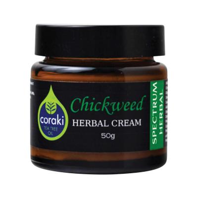 Spectrum Herbal Herbal Cream Chickweed with Coraki Tea Tree Oil 50g
